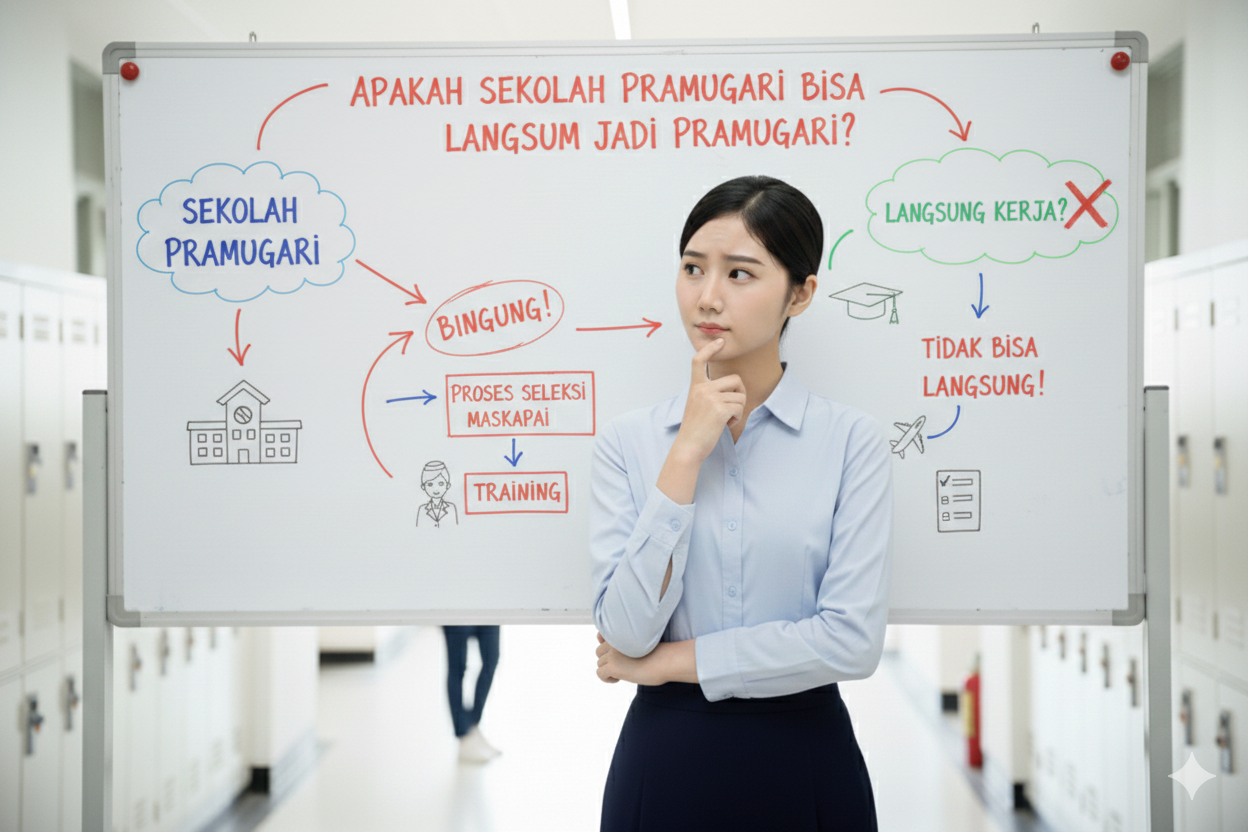 Lulus Sekolah Pramugari Apa Bisa Langsung Kerja Jadi Pramugari