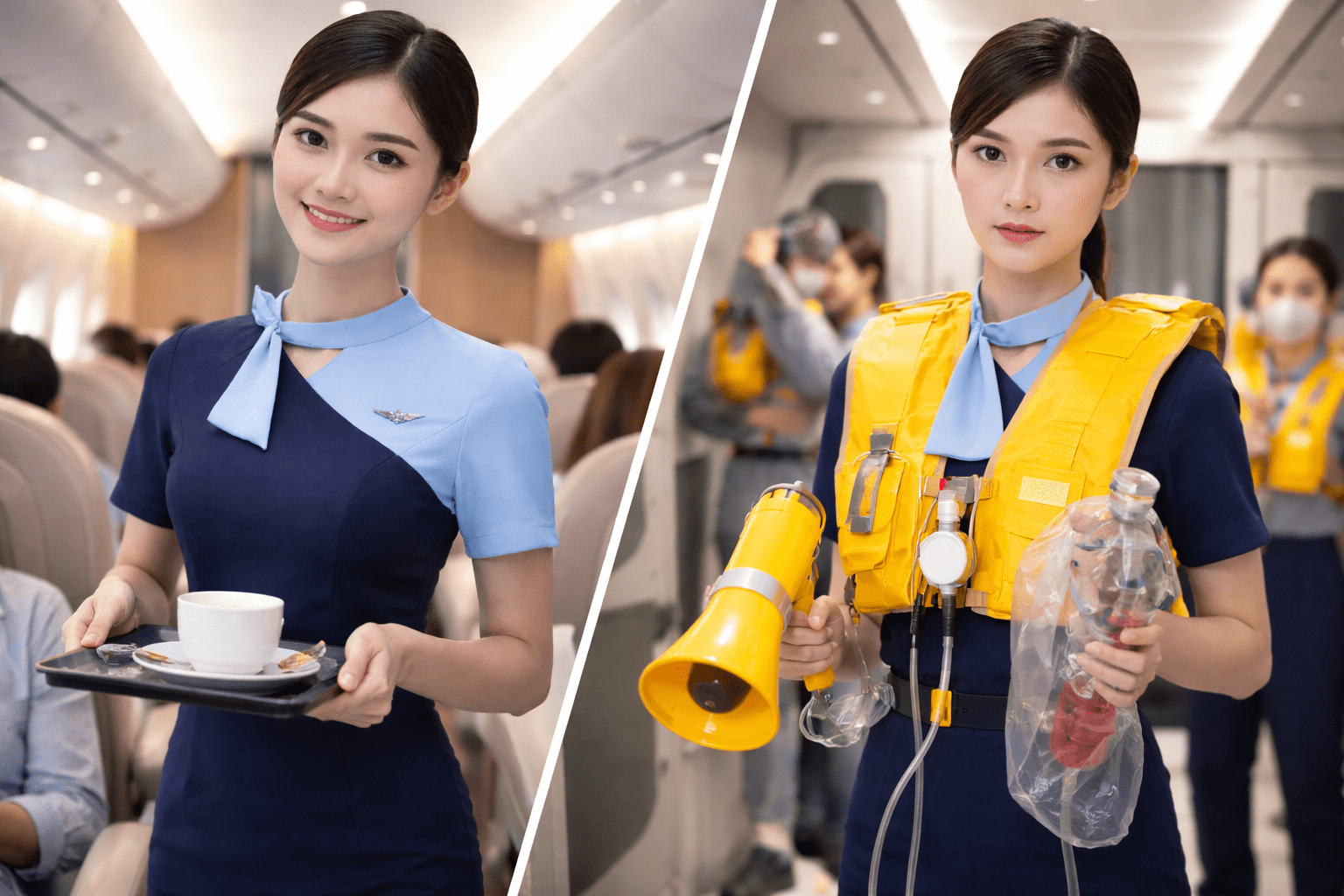 Perbedaan Pramugari Pesawat dan Pramugari Kereta